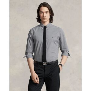 Lauren Ralph Lauren Men's Black Checkered Poplin Dress Shirt Size 17.5 36/37 100